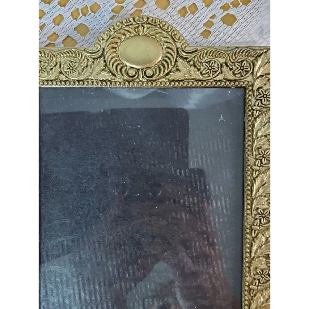 Vintage or Antique Style Ornate Gold Colored Picture Frames 2 in the set